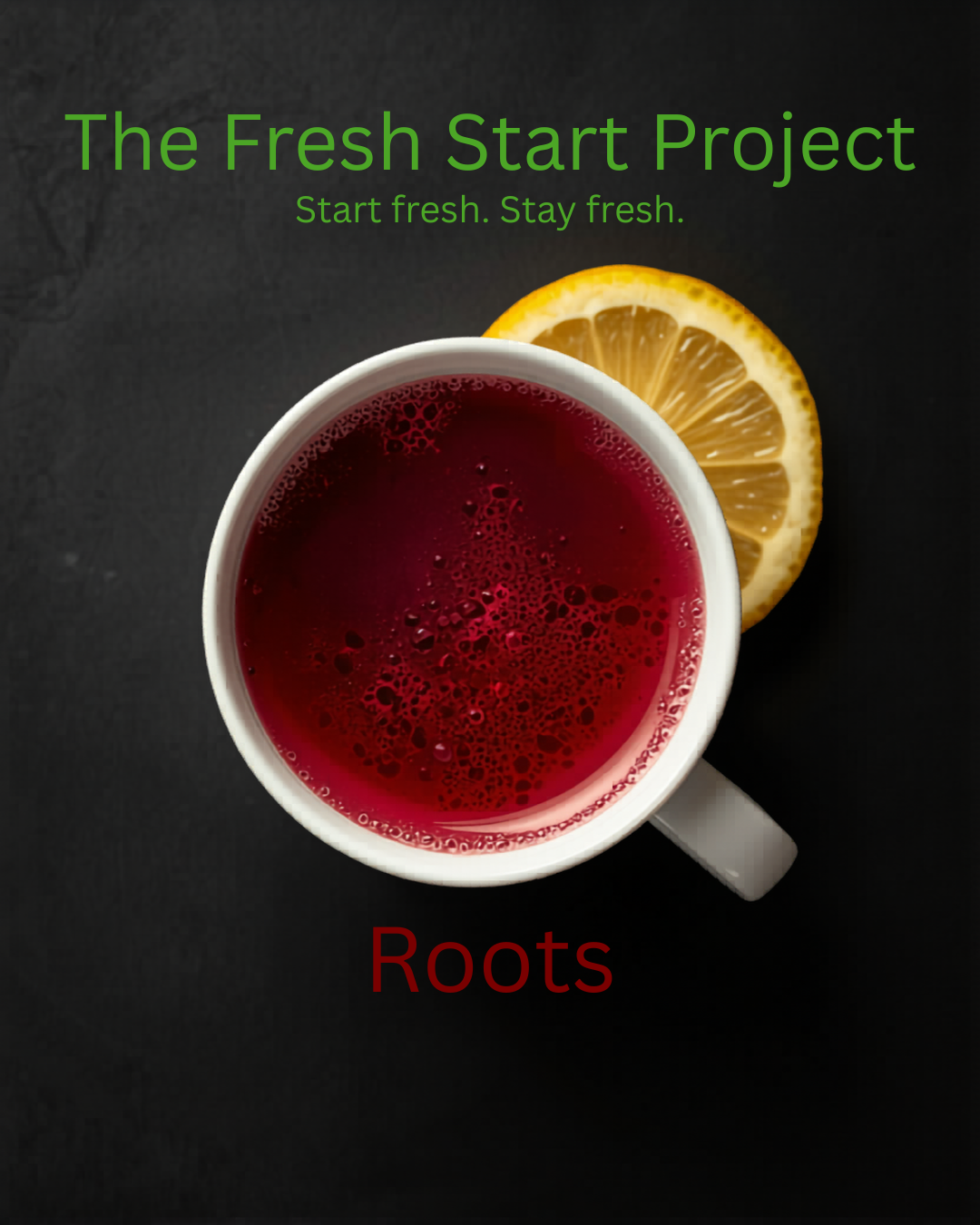Roots first poster, dark background