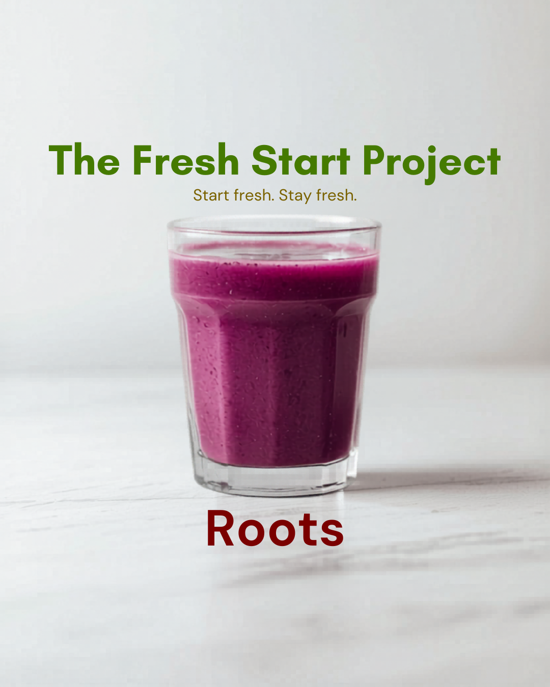 Roots first poster, light background