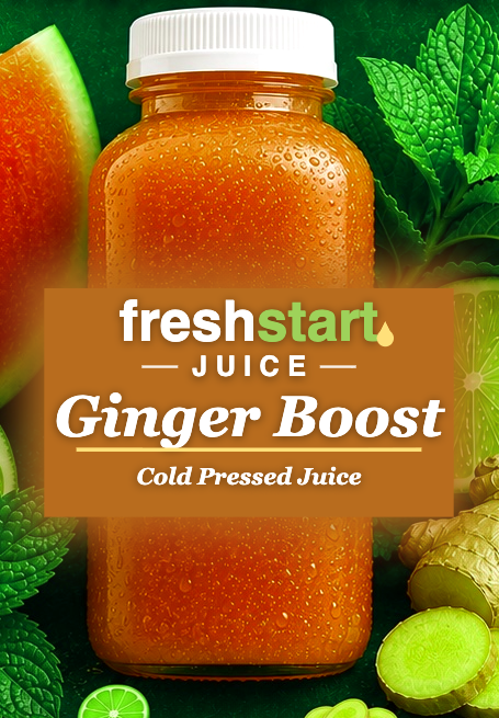 Ginger Boost first label