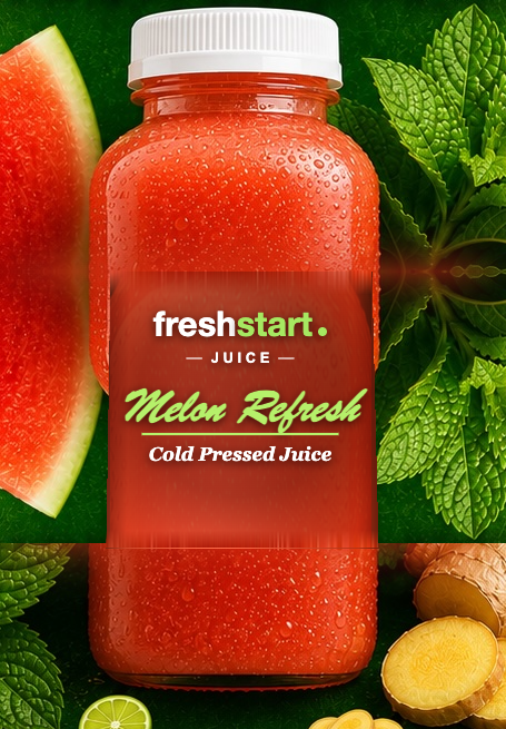Melon Refresh refined label